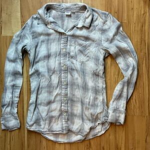 Gap Plaid Top XS/TP